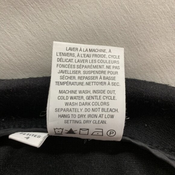 Reitmans Black Sport Skirt Size 4 Petite - Picture 6 of 9